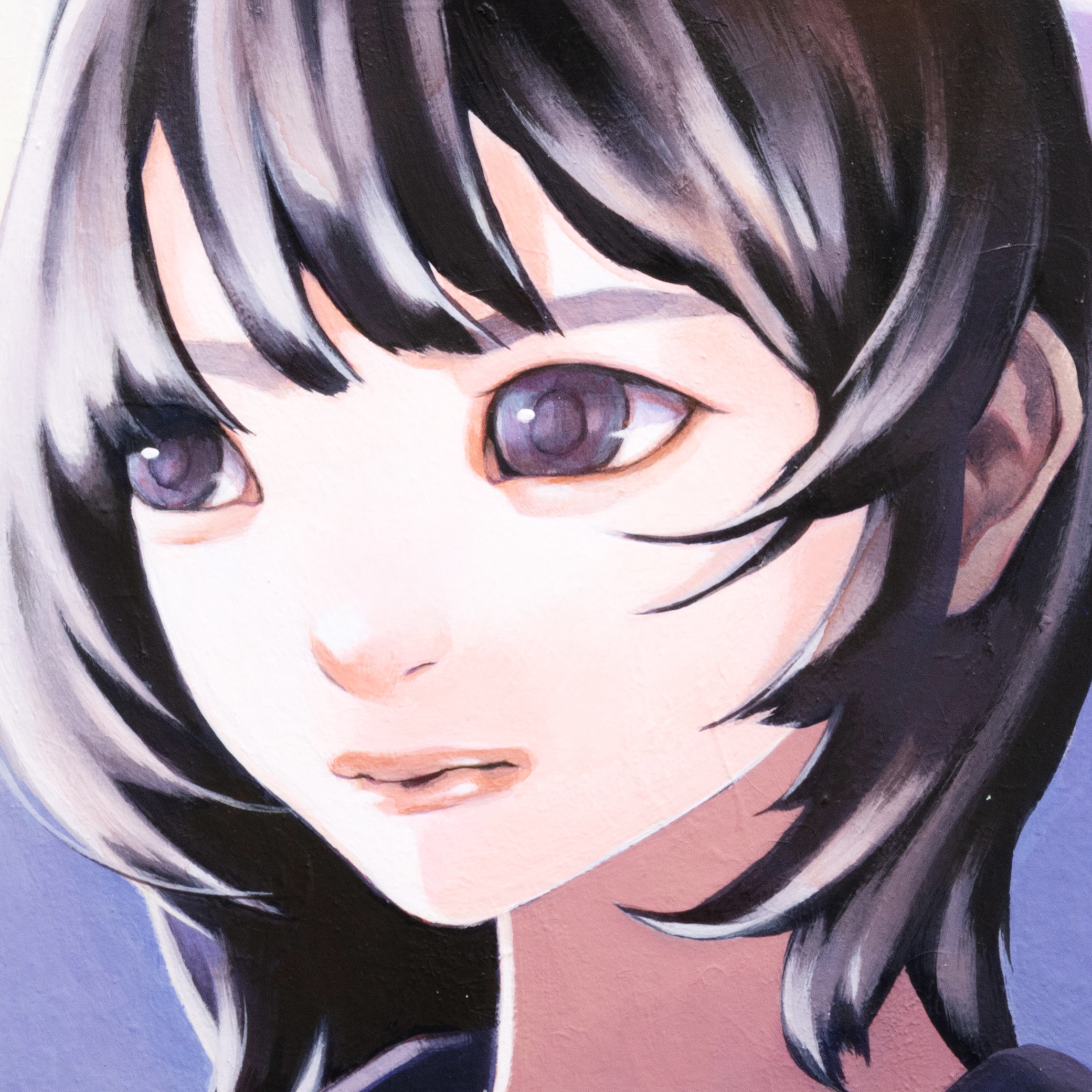 大槻香奈 「渡る日」 アクリル画 キャラクターアート Artist | 白白庵